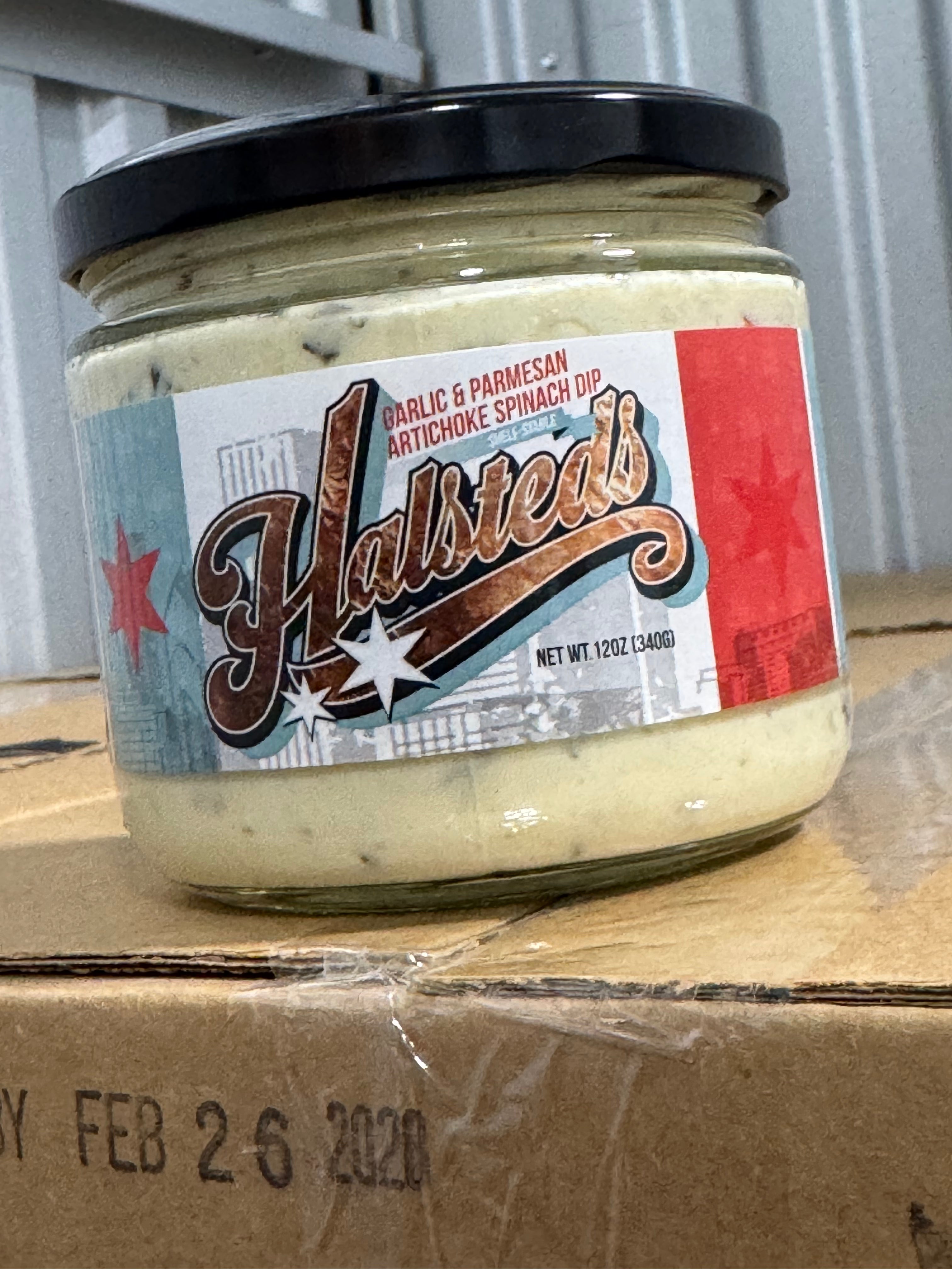 Halsted’s Garlic & Parmesan Artichoke Spinach Dip